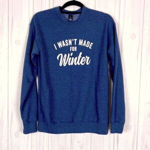 Sweatshirts Graphic Crewneck Navy Blue Size XS